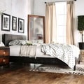 Milzy Queen Padded Leatherette Platform Bed