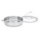 Cuisinart Contoured 5-quart Stainless Steel Saute Pan with Cover