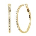 Alexa Starr Rhinestone Hoop Earrings