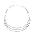 Alexa Starr Goldtone Three-row Choker