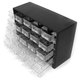 Stalwart 25-Drawer Storage Box for Hardware or Crafts