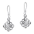 Cute Celtic Knot .925 Silver Dangle Earrings (Thailand)