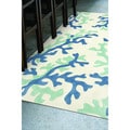 Hand-tufted Transitional Abstract Area Rug (7'6 x 9'6)
