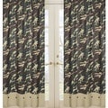 Green Camo 84-inch Curtain Panel Pair