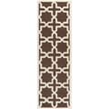 Safavieh Handmade Cambridge Moroccan Dark Brown Wool Rug (2'6 x 12')