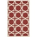 Safavieh Handmade Cambridge Moroccan Rust Wool Rug (2' x 3')