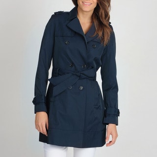 Navy blue trench coat women - All about the goods