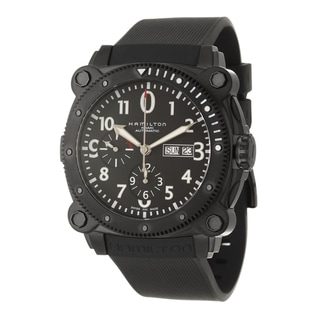 Hamilton H78686333 Khaki Navy BelowZero Chronograph Dial Men's Watch - Black