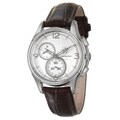 Hamilton Men's 'Jazzmaster' Steel/ Leather Strap Chronograph Watch