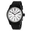 Hamilton Men's 'Khaki Field' Black Stainless Steel Military Time Watch
