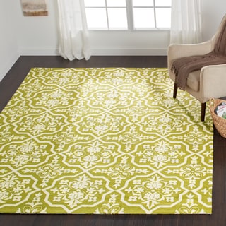 Handmade Indoor/ Outdoor Capri Peridot Rug (7'6 x 9'6)