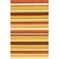 Handmade Indoor/ Outdoor Capri Sunset Rug (3'6 x 5'6)
