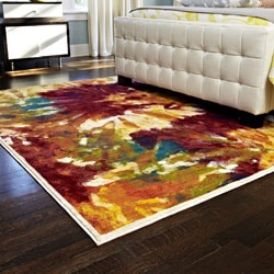 Low Price Skye Monet Flame Rug (5'2 x 7'7)