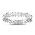 Miadora 18k White Gold 2ct TDW Diamond Eternity Ring (G-H, SI1-SI2)