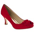 Riverberry Women's 'Giga' Microsuede Flower-detail Pumps