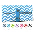 Chevron Makeup Brush Roll (Set of 6 Brushes)