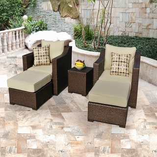 Five-piece Wicker Outdoor Furniture Set