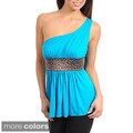Stanzino Women's One Shoulder Banded Top