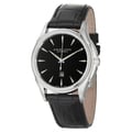 Hamilton Women's 'Jazzmaster' Black Dial Steel Swiss Automatic Watch