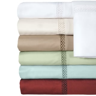 Sale Price Grand Luxe Payton Egyptian Cotton Sateen Deep Pocket 500 Thread Count Sheet Set