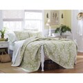 Laura Ashley Rowland Sage 3-piece Quilt Set
