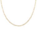 Roberto Martinez 14K Two-Tone Gold Italian Pave Figaro Chain (2.25mm)