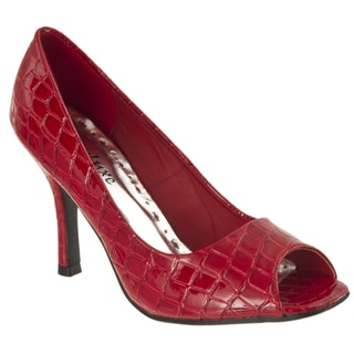 Riverberry Women's 'Shelly' Peep-toe Pumps
