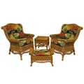 RoyInternational Caravan Wicker Chair Set (Includes Cushions)