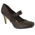 Riverberry Women's 'Rogue' Brown Bow-detail Mary Jane Heels