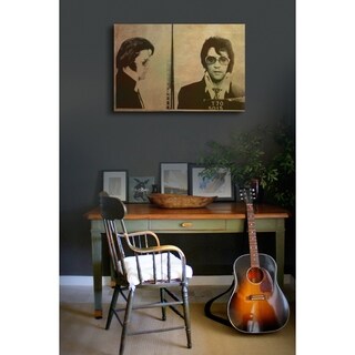 Oliver Gal Artist Co. 'Elvis Mugshot' Canvas Print
