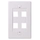 Belkin 4 Socket Faceplate
