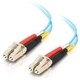 C2G 15m LC-LC 10Gb 50/125 OM3 Duplex Multimode PVC Fiber Optic Cable 