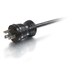 C2G 2ft 18 AWG Hospital Grade Power Cord (NEMA 5-15P to IEC320C13) - 