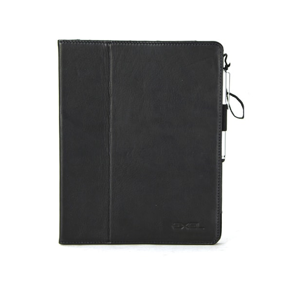 Exel Colombian Leather iPad Case with Tethered Stylus