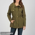 Utex Women's Water-Resistant Hooded Anorak