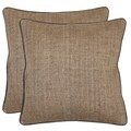 Villa Textured JuteThrow Pillows (Set of 2)