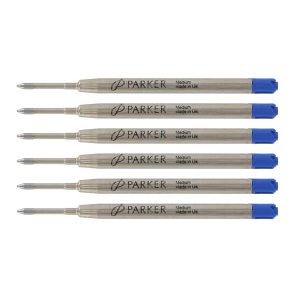 Parker Ball Point Pen Refill (Pack of 6)