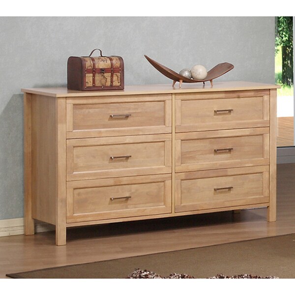 Olympus Natural Six-Drawer Dresser
