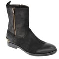 Galliano Men's Suede Black Boots