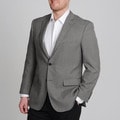 Adolfo Men's Black Mini Houndstooth 2-button Sport Coat