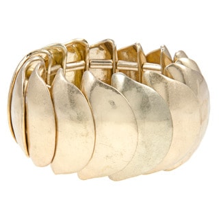 Kenneth Cole Goldtone Sculpture Stretch Bracelet