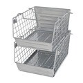Seville Classics 2-piece Metal Bin Set