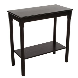 Grace Espresso Acacia Wood Accent Table