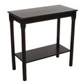 Grace Espresso Acacia Wood Accent Table