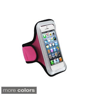 MYBAT Hot Pink Running Sport Gym Armband Case for Apple iPhone 5
