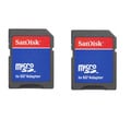 Sandisk MicroSD & MicroSDHC to SD Adapter (Pack of 2)