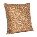 Beaded and Sequined Copper Decorative Throw Pillow