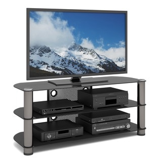 Sonax NY-9504 New York 50-inch Metal and Glass TV Stand