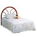 Bernards Red Twin Metal Headboard