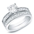 Auriya 14k Gold 2ct TDW Certified Diamond Bridal Ring Set (H-I, SI1-SI2)